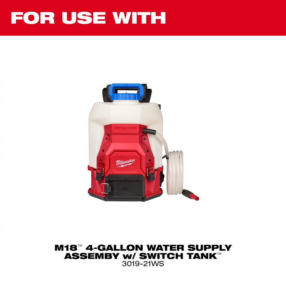 Milwaukee 49-16-19WS, 4-Gallon Water Supply Tank Assembly w/ SWITCH TANK™