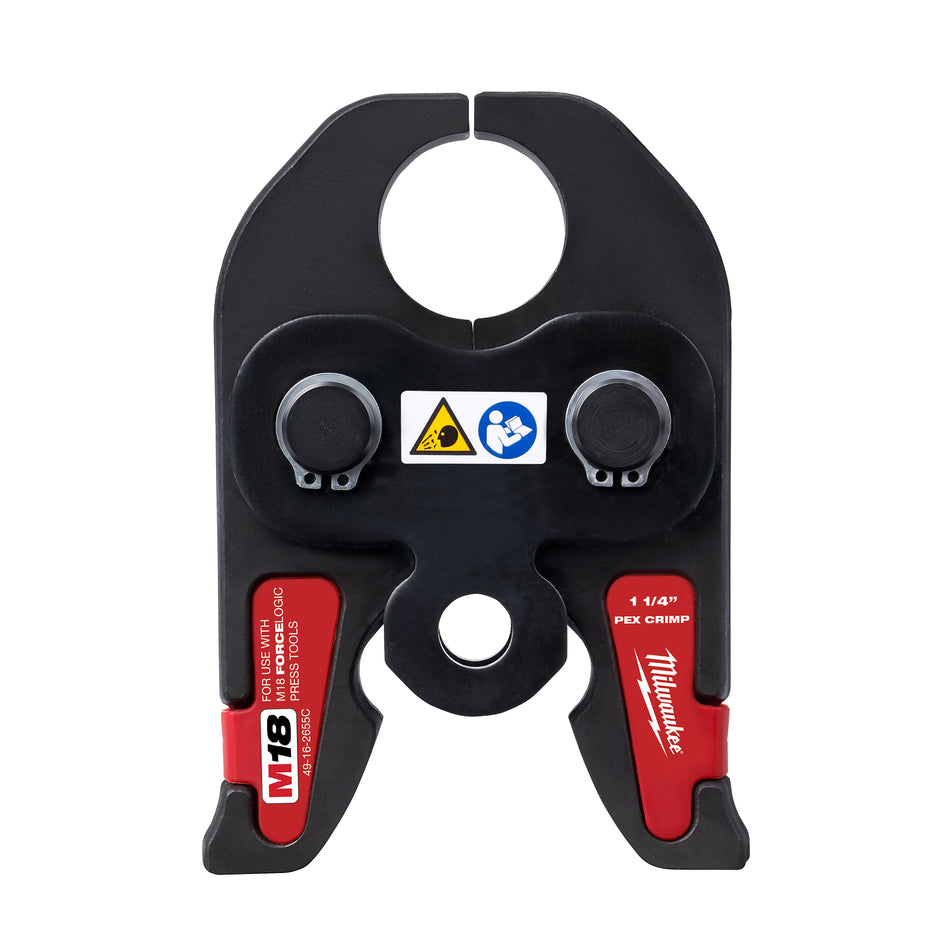 Milwaukee 49-16-2655C, 1-1/4" PEX Crimp (F1807) Jaw for M18â„¢ FORCE LOGICâ„¢ Press Tools