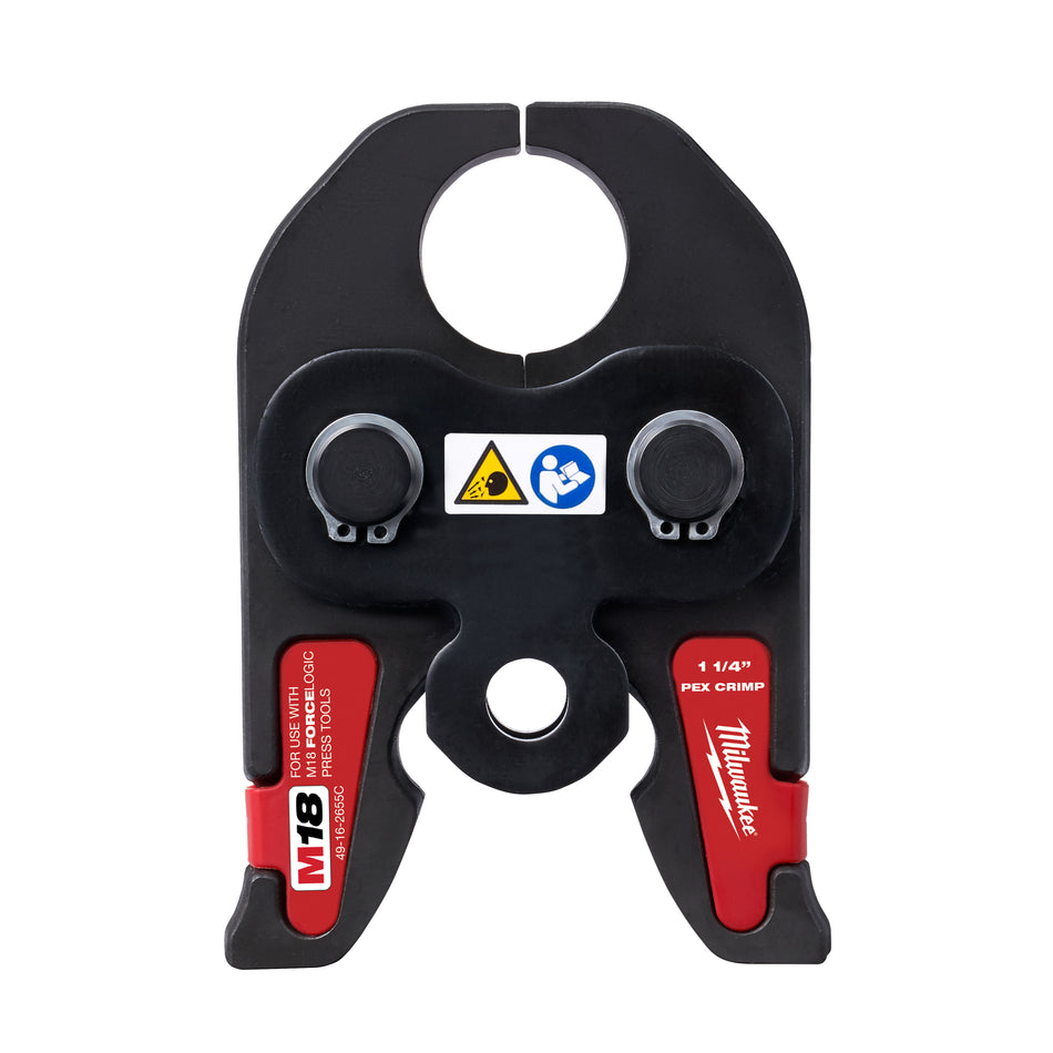 Milwaukee 49-16-2655C, 1-1/4" PEX Crimp (F1807) Jaw for M18â„¢ FORCE LOGICâ„¢ Press Tools