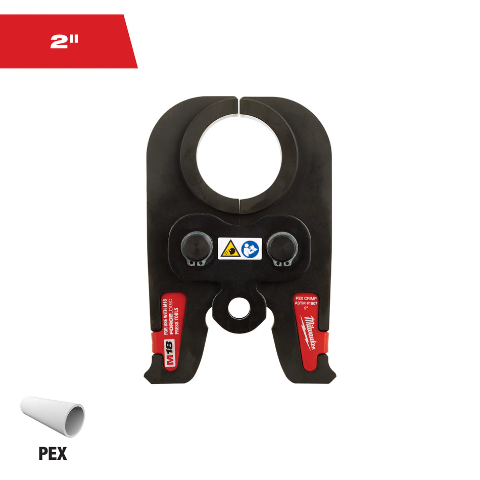 Milwaukee 49-16-2657C, 2" PEX Crimp (F1807) Jaw for M18â„¢ FORCE LOGICâ„¢ Press Tools