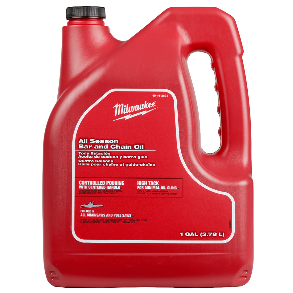 Milwaukee 49-16-2838, 1 Gallon All Season Bar and Chain Oil
