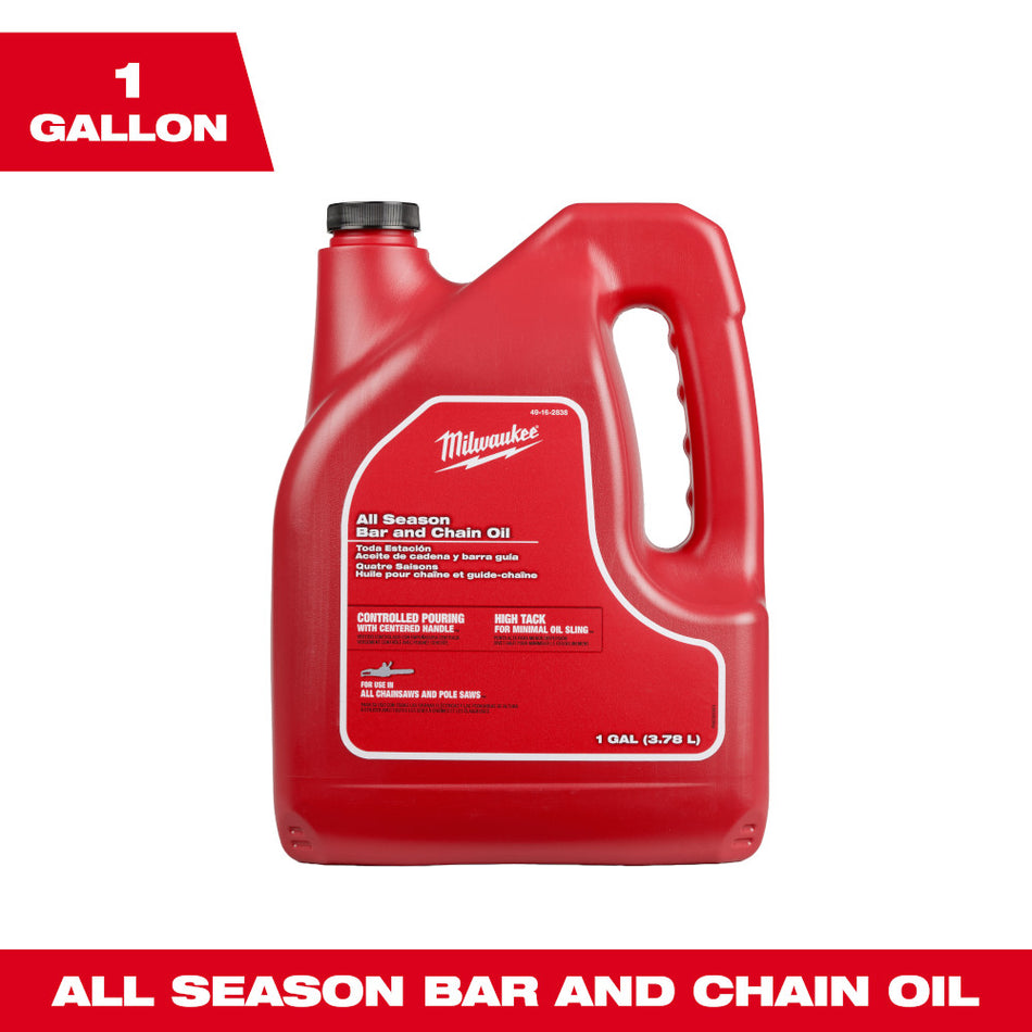 Milwaukee 49-16-2838, 1 Gallon All Season Bar and Chain Oil