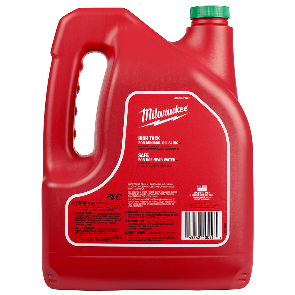 Milwaukee 49-16-2841, 1 Gallon Biodegradable All Season Bar and Chain Lubricant