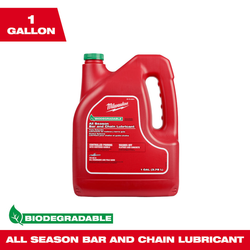 Milwaukee 49-16-2841, 1 Gallon Biodegradable All Season Bar and Chain Lubricant