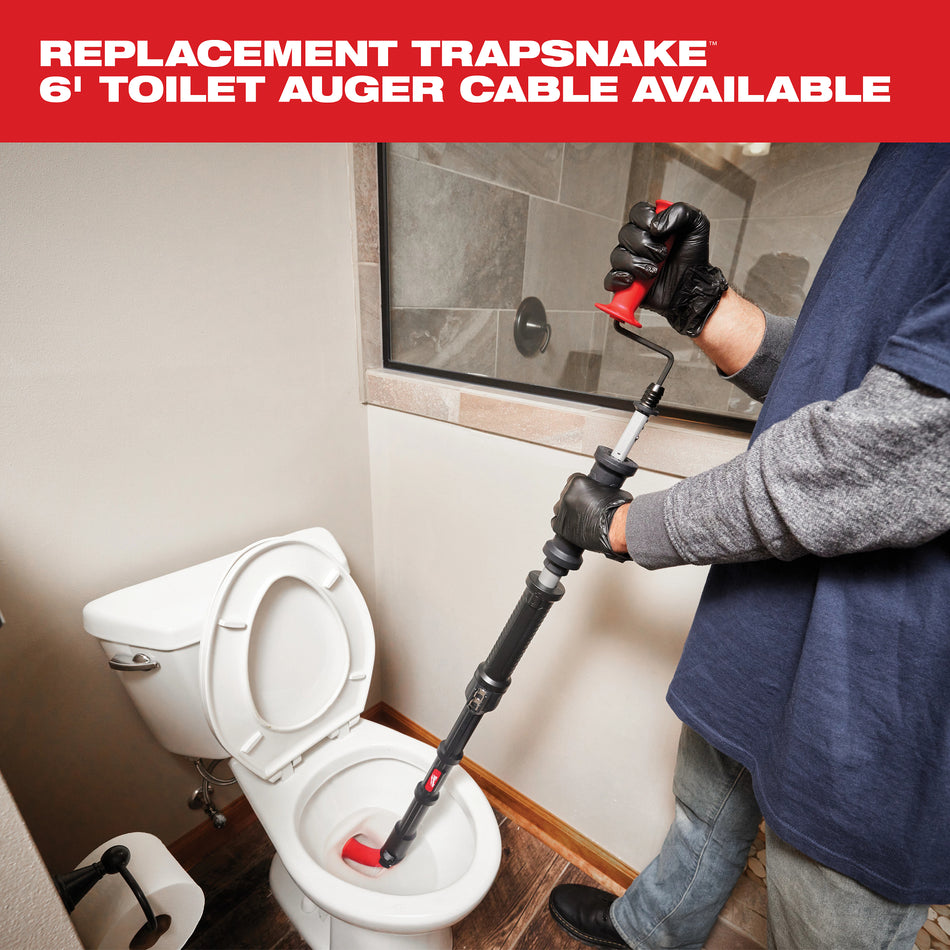 Milwaukee 49-16-3576, TRAPSNAKE™ 6' Toilet Auger