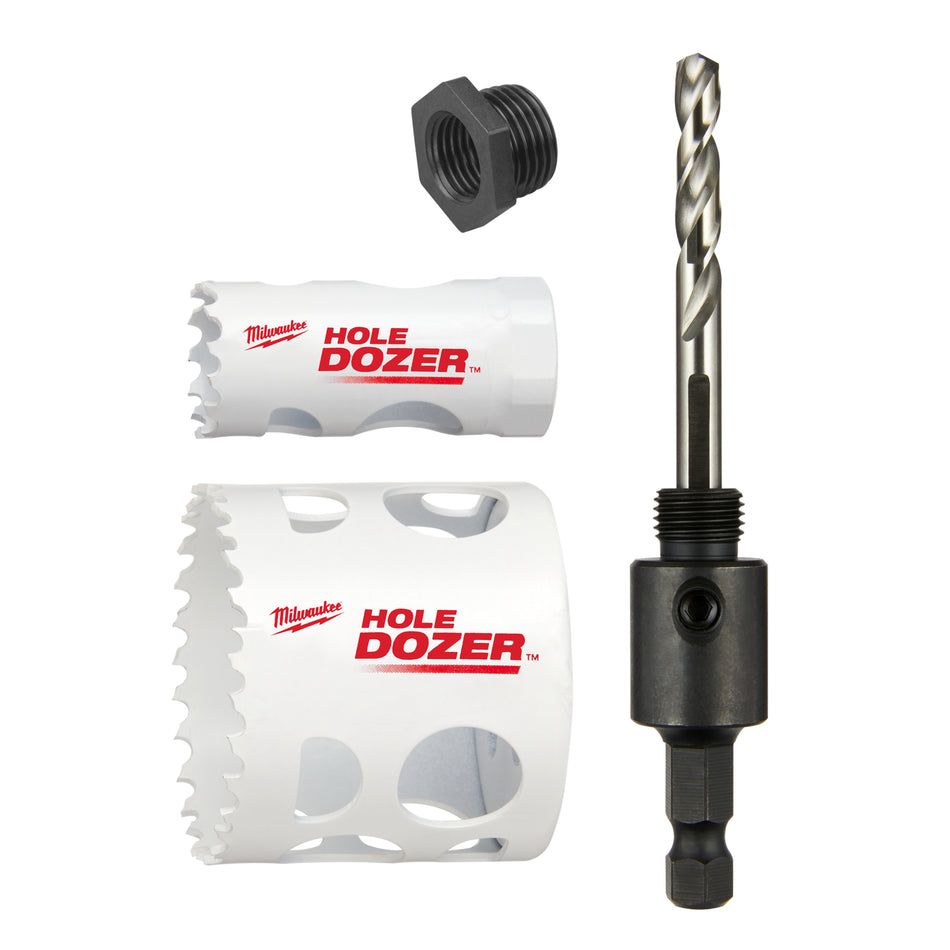Milwaukee 49-22-4063, Door Lock Hole Dozer Hole Saw Kit