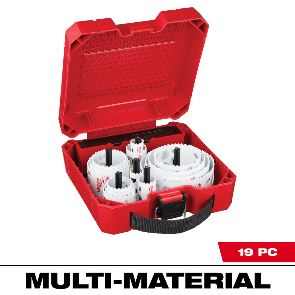 Milwaukee 49-22-4105, 19 pc Master Electrician's Hole Dozer Hole Saw Kit