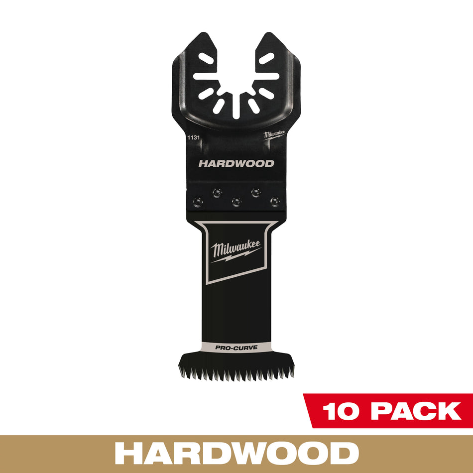 Milwaukee 49-25-1139, OPEN-LOK 1-3/8" HCS JAPANESE TOOTH PRO-CURVE HARDWOOD BLADE 10PK