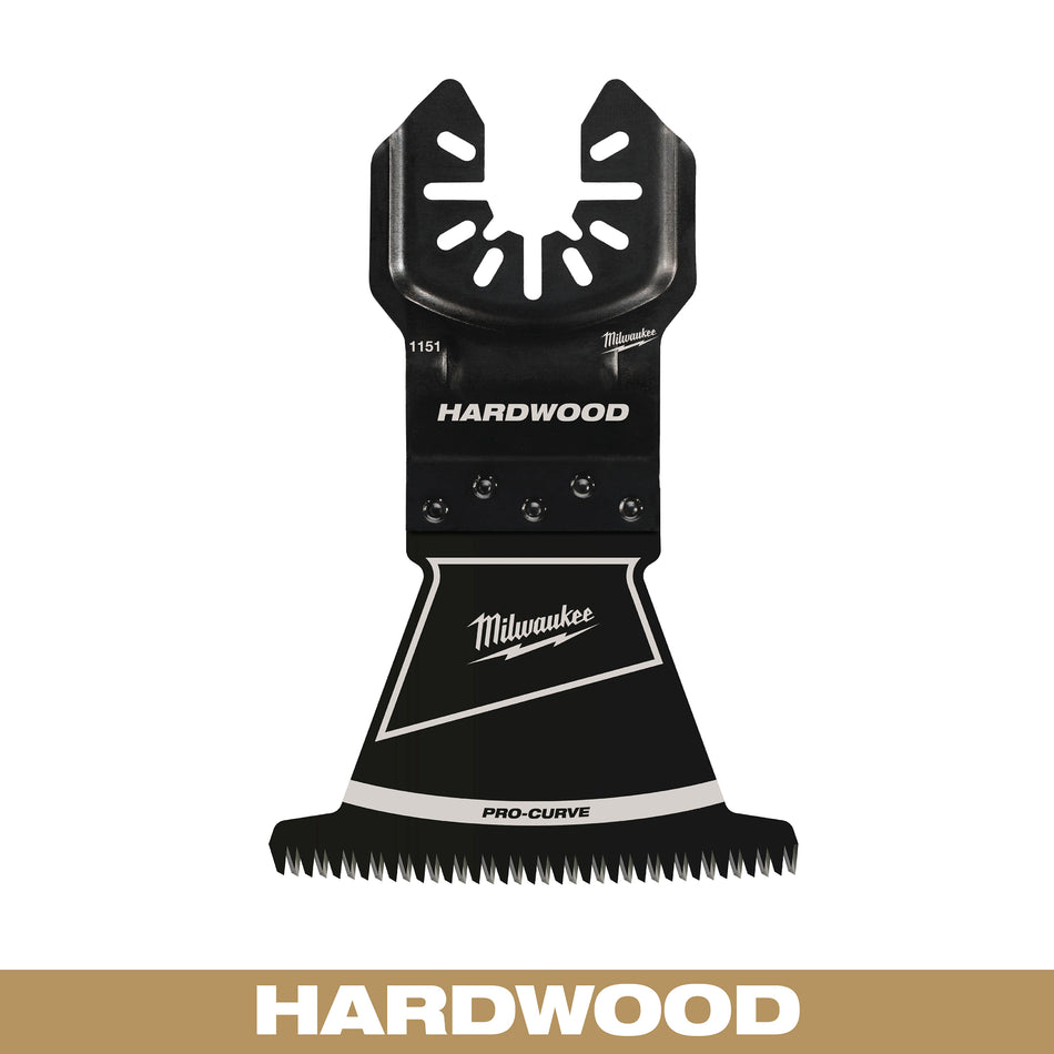 Milwaukee 49-25-1151, OPEN-LOK 2-1/2" HCS JAPANESE TOOTH PRO-CURVE HARDWOOD BLADE 1PK