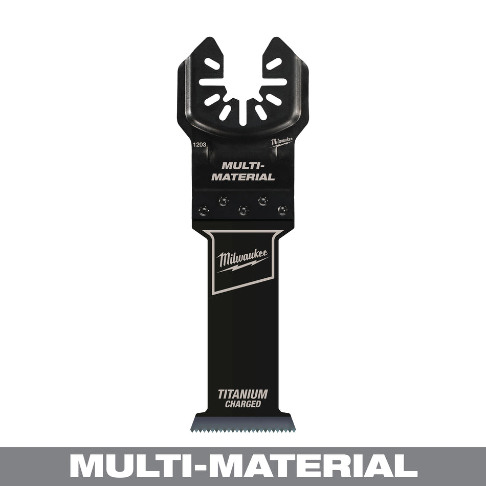 Milwaukee 49-25-1203, OPEN-LOK 1-1/4" TITANIUM ENHANCED BI-METAL MULTI-MATERIAL BLADE 1PK