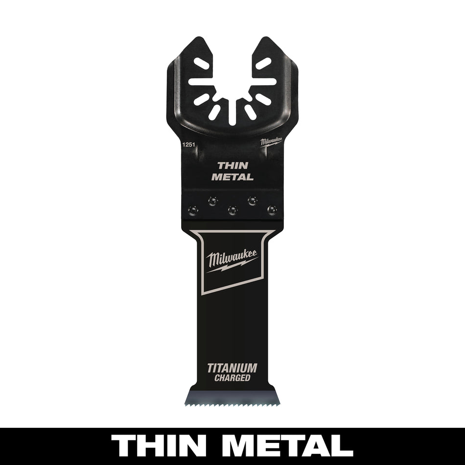Milwaukee 49-25-1251, OPEN-LOK 1-1/8" TITANIUM ENHANCED BI-METAL METAL BLADE 1PK
