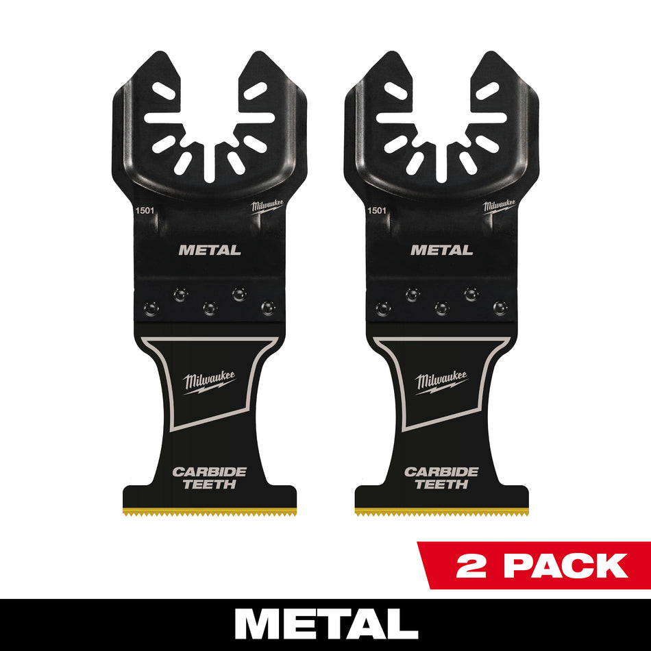 Milwaukee 49-25-1502, OPEN-LOK 1-3/8" TITANIUM ENHANCED CARBIDE TEETH METAL BLADE 2PK