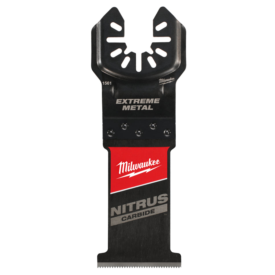 Milwaukee 49-25-1569, NITRUS CARBIDE™ Extreme Metal Universal Fit OPEN-LOK™ Multi-Tool Blade 10PK