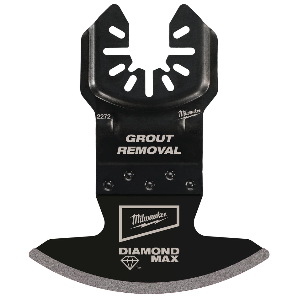 Milwaukee 49-25-2275, OPEN-LOK™ DIAMOND MAX™ Diamond Grit Grout Removal Multi-Tool Blade 5PK