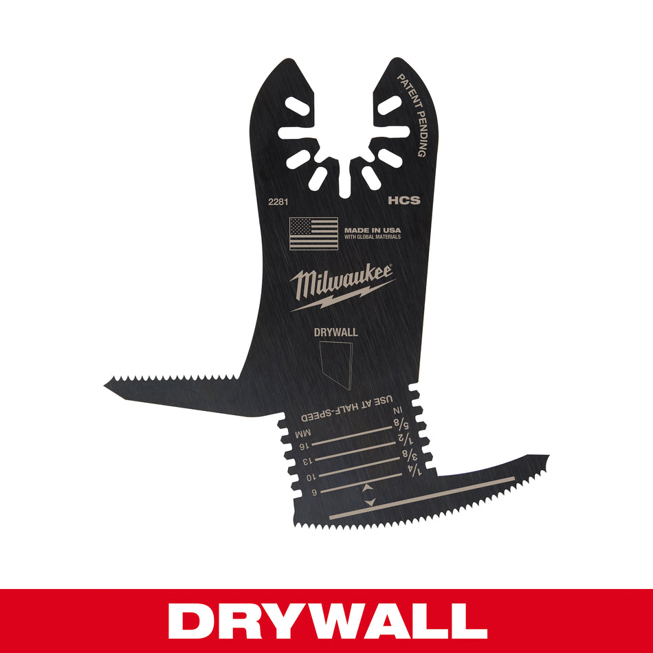 Milwaukee 49-25-2281, OPEN-LOK 5-IN-1 DRYWALL BLADE 1PK