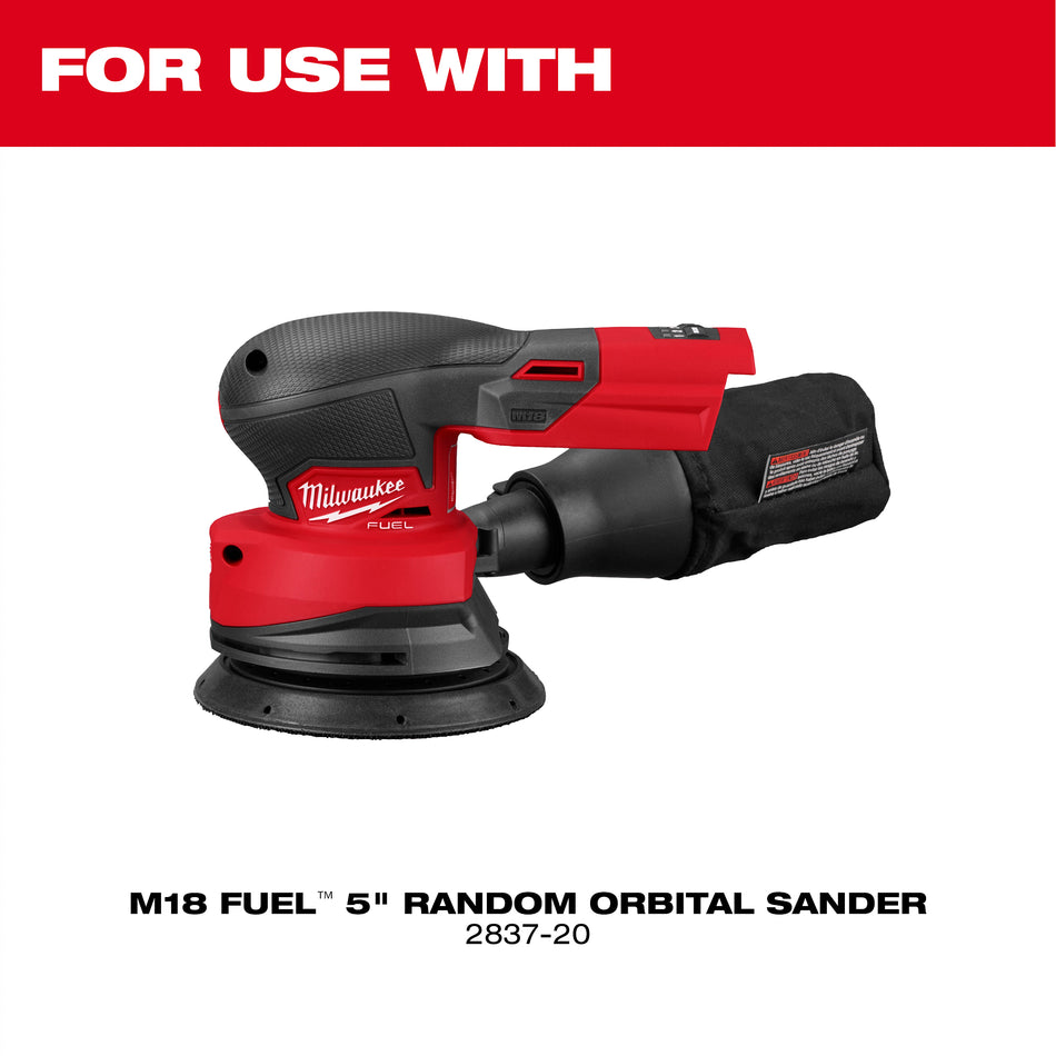 Milwaukee 49-36-2837, M18™ FUEL 5" Random Orbital Sander Replacement Backing Pad
