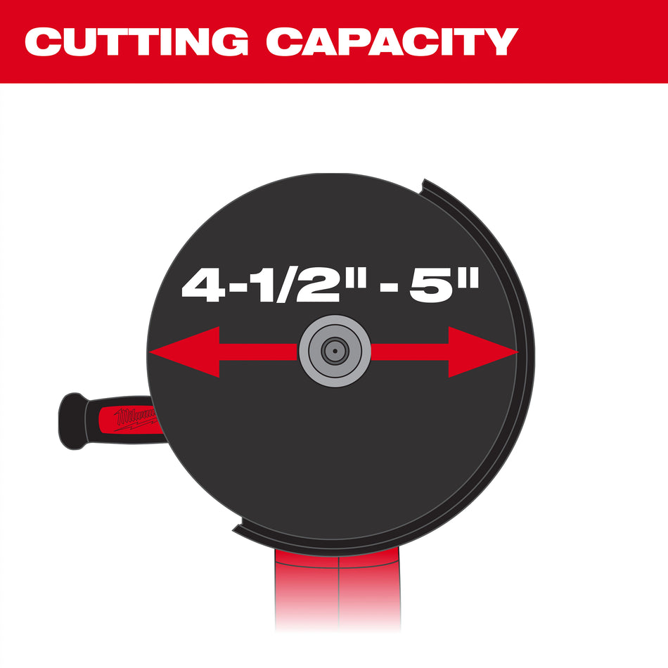 Milwaukee 49-40-6205, 5" Angel Grinder Cutting Dust Shroud