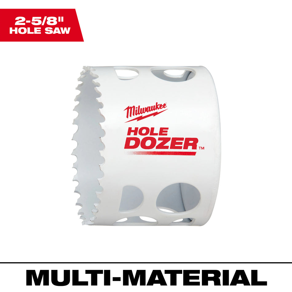 Milwaukee 49-56-0158, 2-5/8" HOLE DOZER Bi-Metal Hole Saw