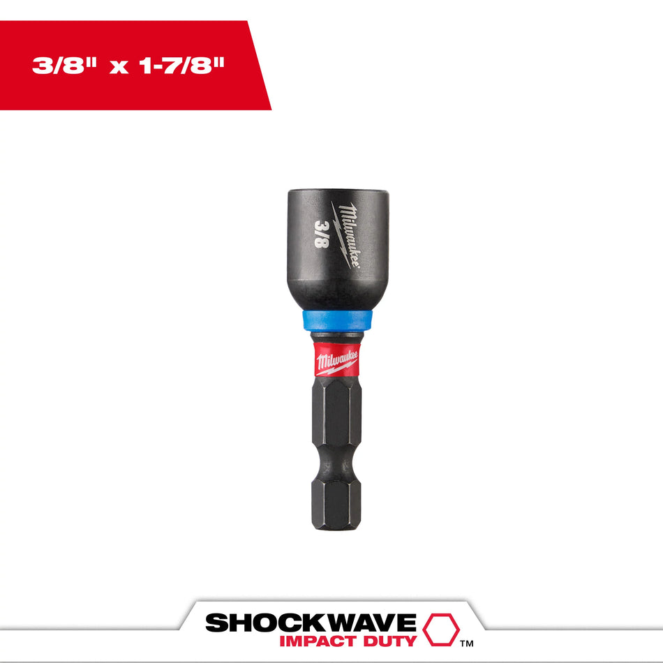 Milwaukee 49-66-4505, SHOCKWAVE 3/8 X 1-7/8 IMPACT MAGNETIC NUT DRIVER