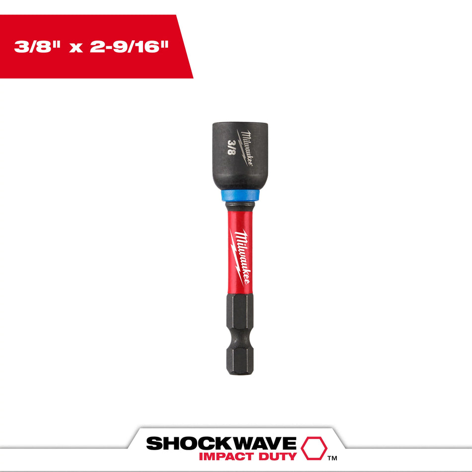 Milwaukee 49-66-4535, SHOCKWAVE 3/8 X 2-9/16 IMPACT MAGNETIC NUT DRIVER