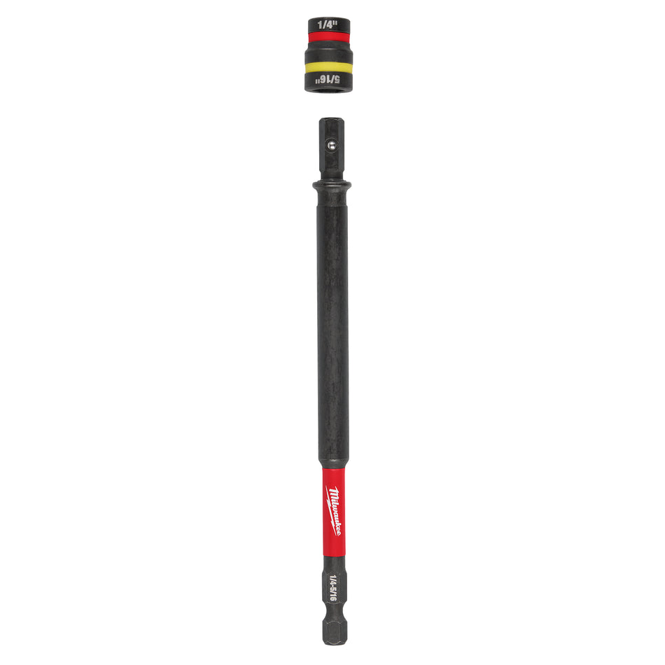 Milwaukee 49-66-4745, SHOCKWAVE™ Impact Duty 1/4” and 5/16” x 6” QUIK-CLEAR™ 2-in-1 Magnetic Nut Driver