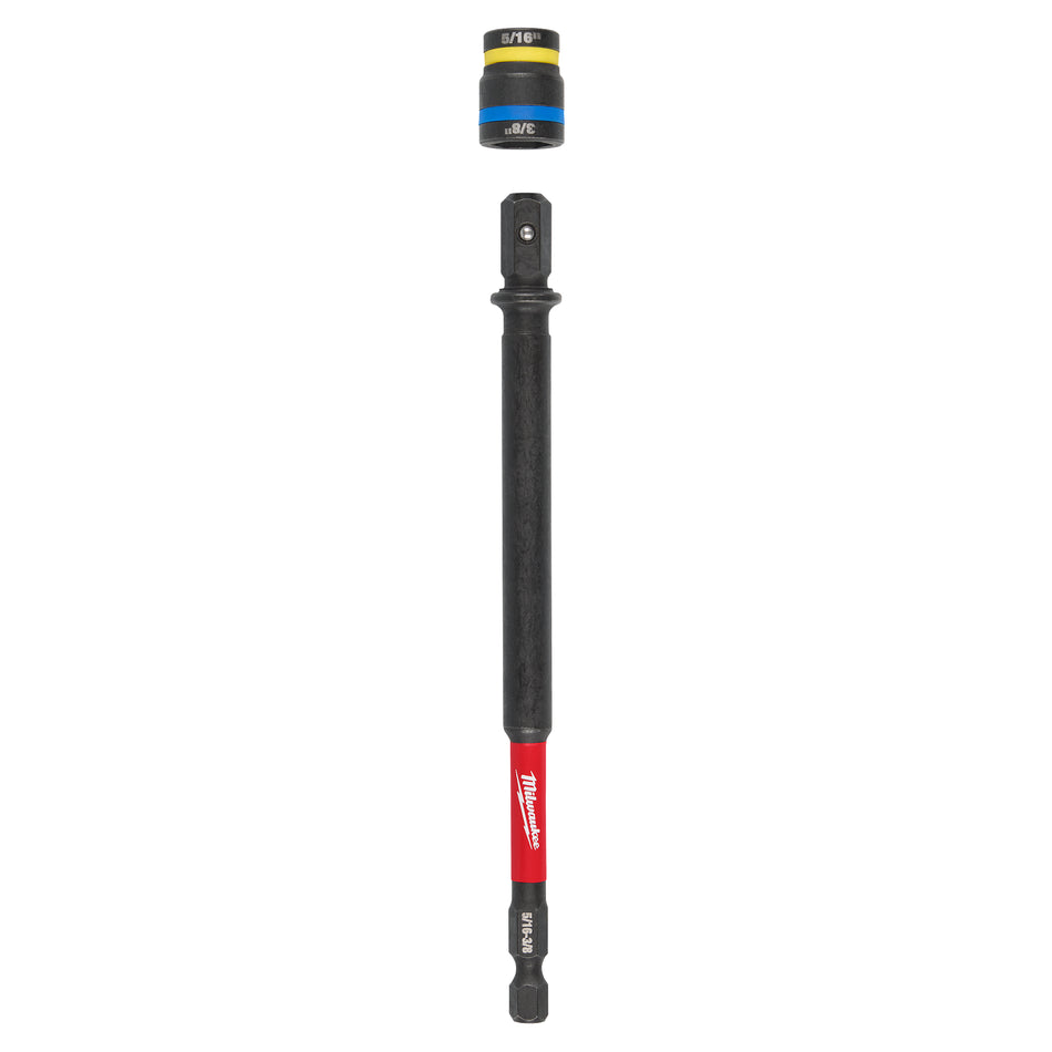 Milwaukee 49-66-4746, SHOCKWAVE™ Impact Duty 5/16” and 3/8” x 6” QUIK-CLEAR™ 2-in-1 Magnetic Nut Driver