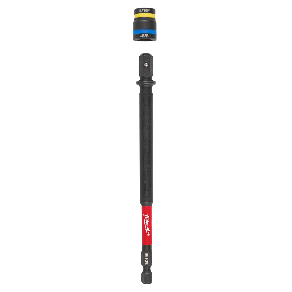 Milwaukee 49-66-4746, SHOCKWAVE™ Impact Duty 5/16” and 3/8” x 6” QUIK-CLEAR™ 2-in-1 Magnetic Nut Driver