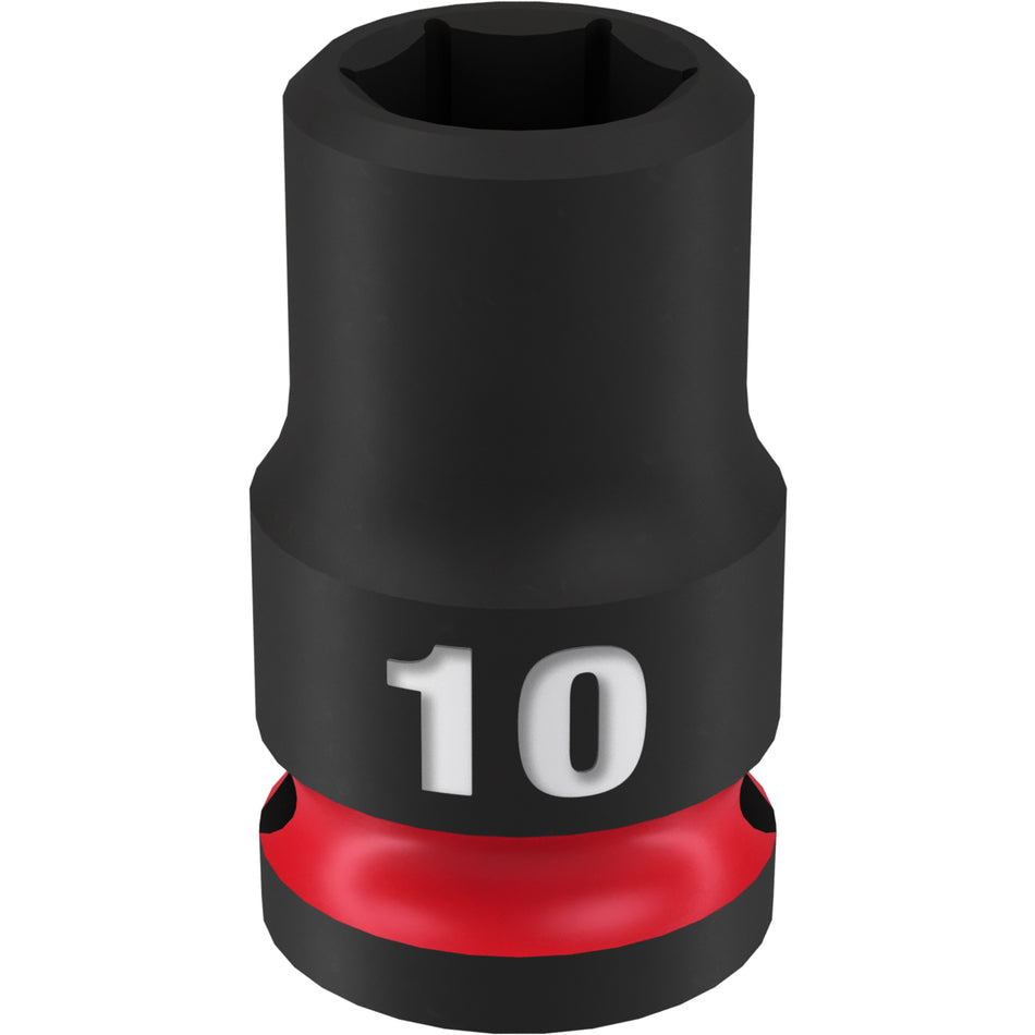 Milwaukee 49-66-6134, SHOCKWAVE Impact Duty™ 3/8" Drive 10mm Standard 6 Point Socket