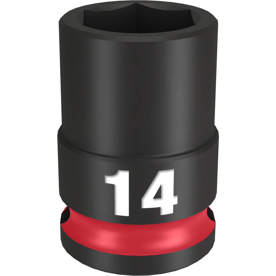 Milwaukee 49-66-6138, SHOCKWAVE Impact Duty™ 3/8" Drive 14mm Standard 6 Point Socket