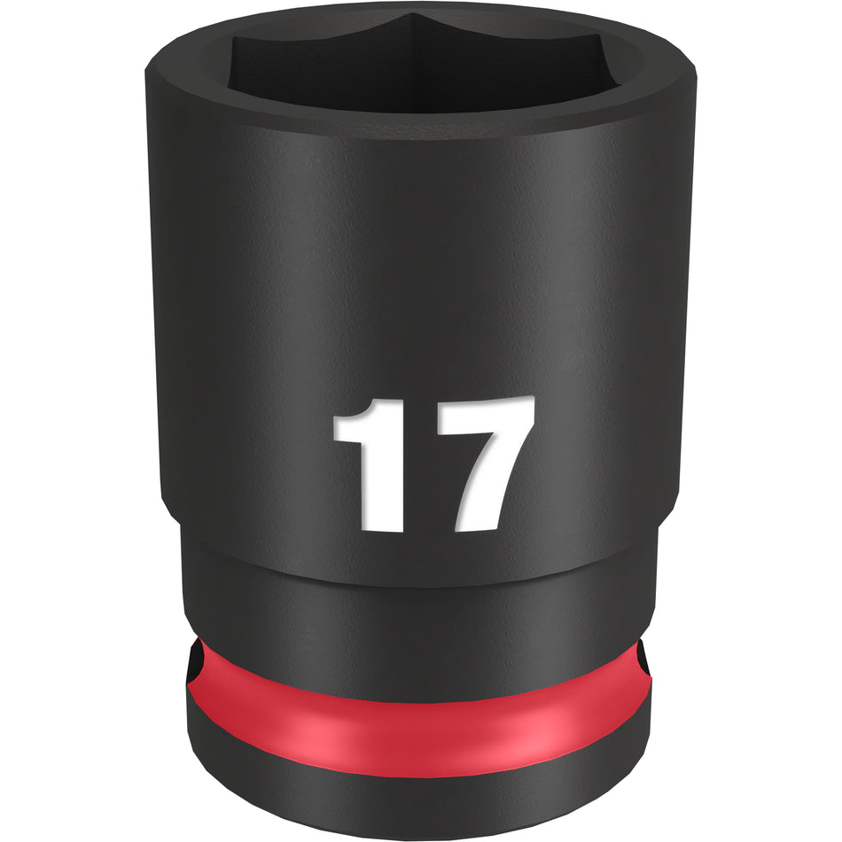 Milwaukee 49-66-6141, SHOCKWAVE Impact Duty™ 3/8" Drive 17mm Standard 6 Point Socket