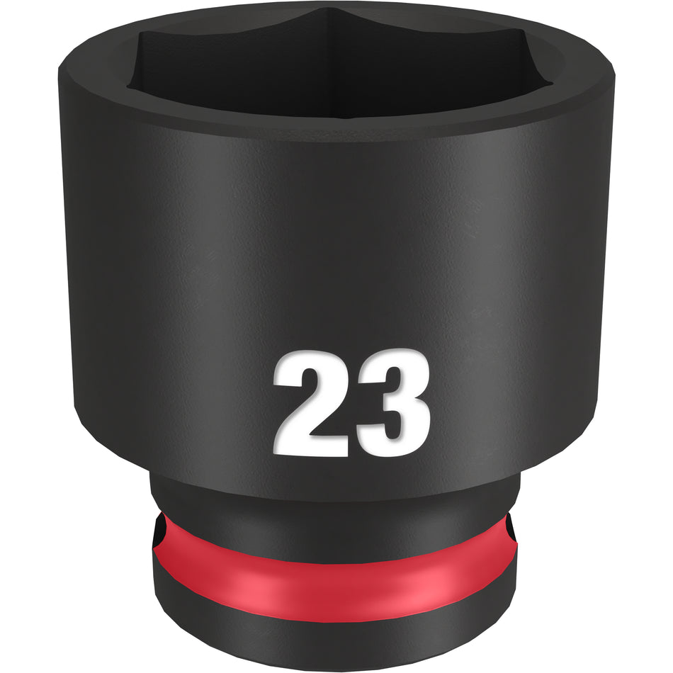 Milwaukee 49-66-6146, SHOCKWAVE Impact Duty™ 3/8" Drive 23mm Standard 6 Point Socket