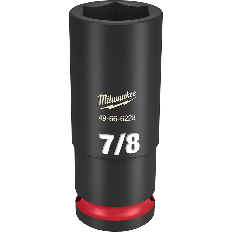 Milwaukee 49-66-6228, SHOCKWAVE™ Impact Duty 1/2" Drive 7/8" Deep 6 Point Socket