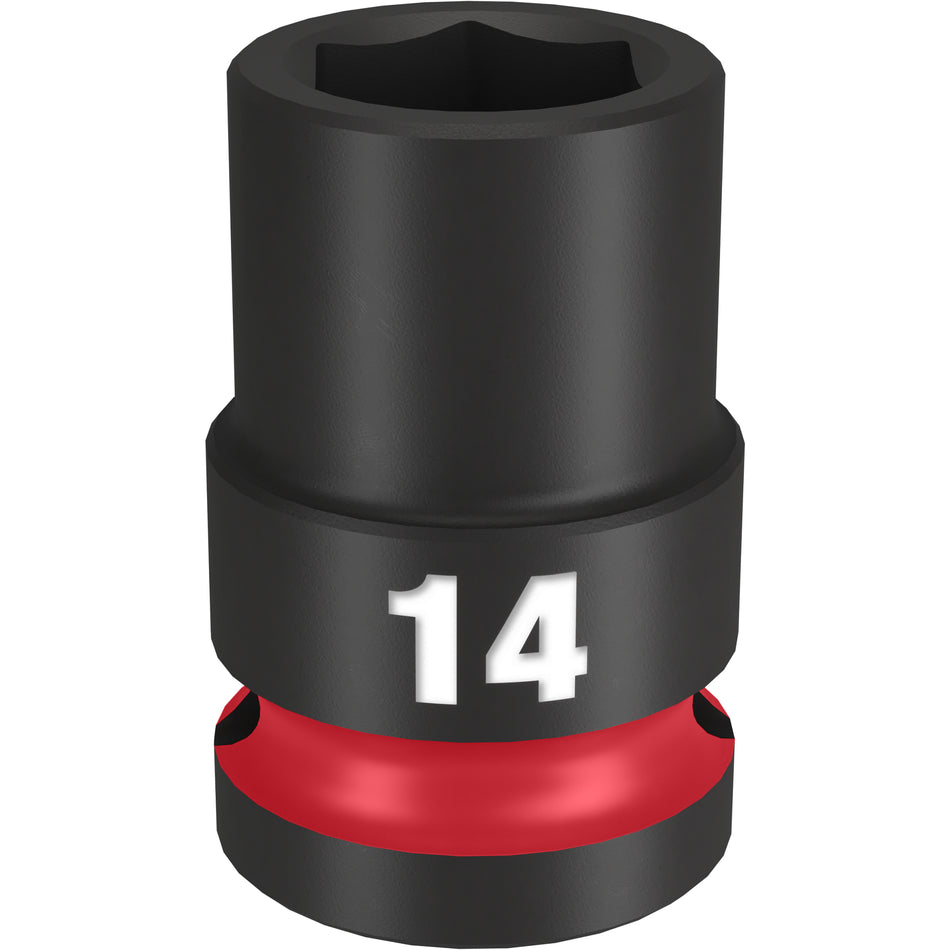 Milwaukee 49-66-6246, SHOCKWAVE Impact Duty™ 1/2" Drive 14mm Standard 6 Point Socket