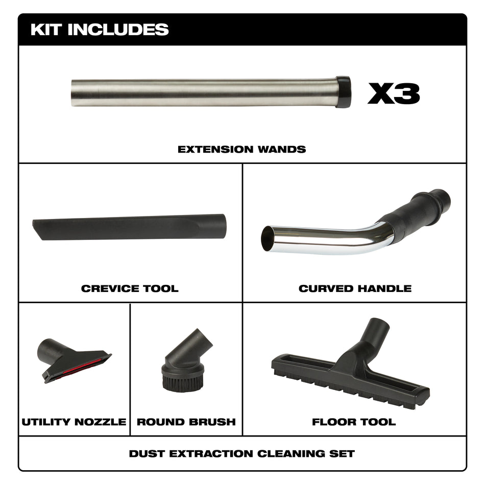 Milwaukee 49-90-1962, Dust Extraction Cleaning Set For 8960-20