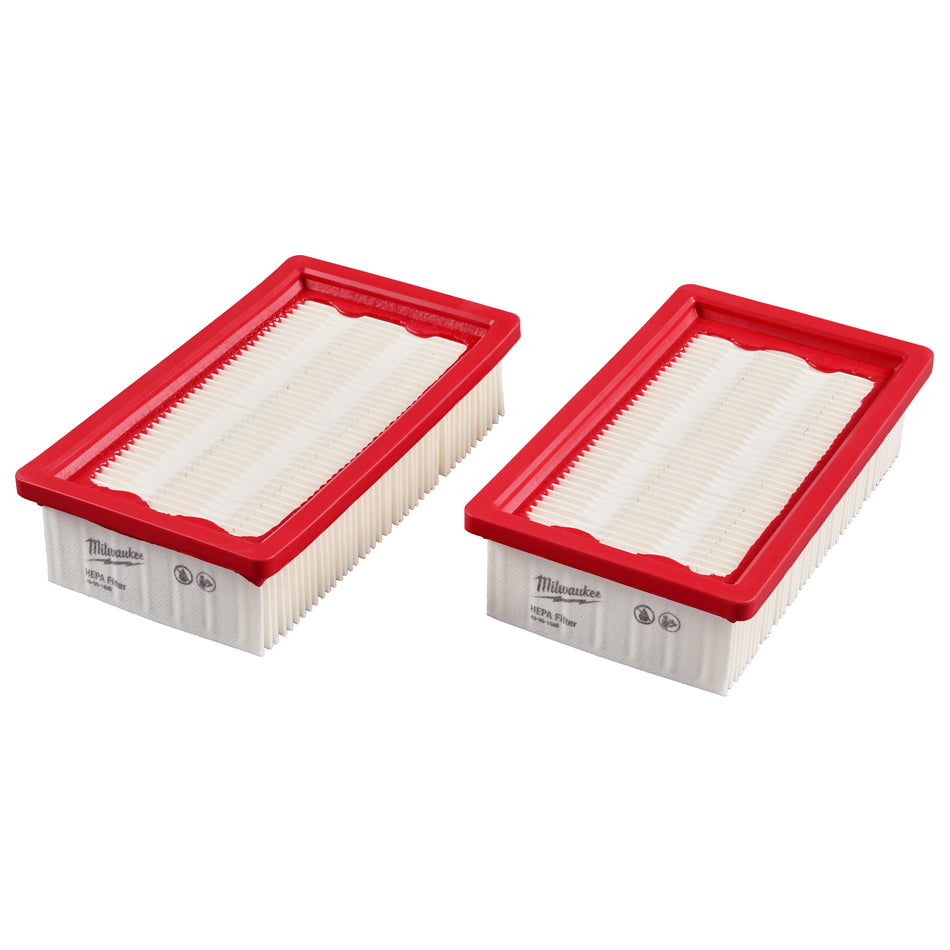 Milwaukee 49-90-1968, HEPA FILTER 2-Pack (For 0888-20/22HD)