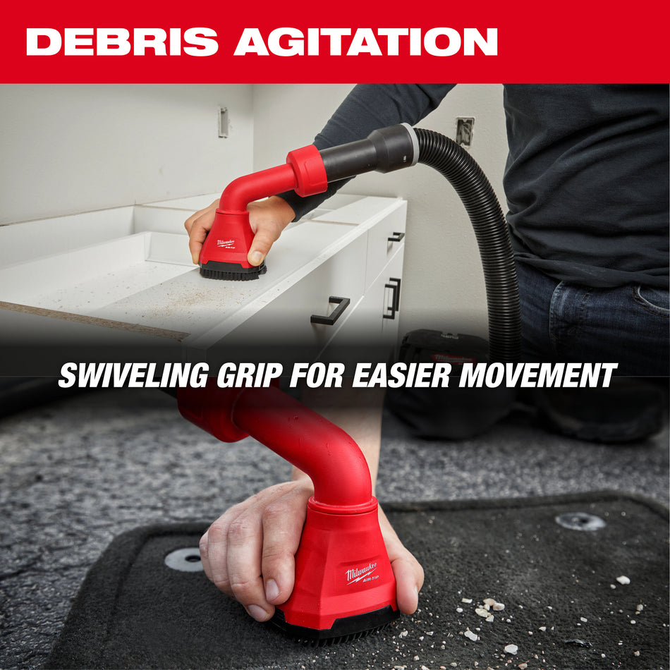Milwaukee 49-90-2020, AIR-TIP™ Swiveling Palm Brush