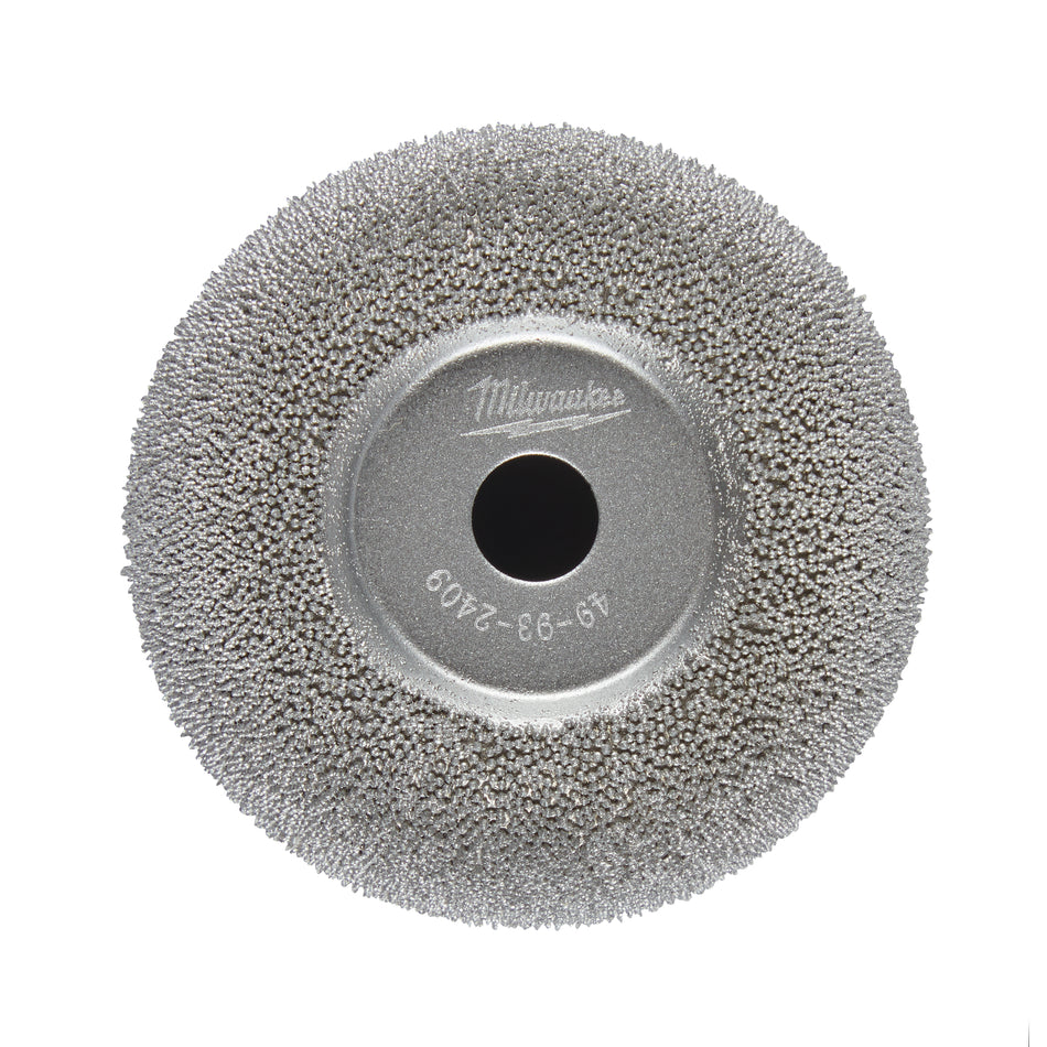 Milwaukee 49-93-2409, 2-1/2" Flared Contour Buffing Wheel for M12 FUEL Low Speed Tire Buffer