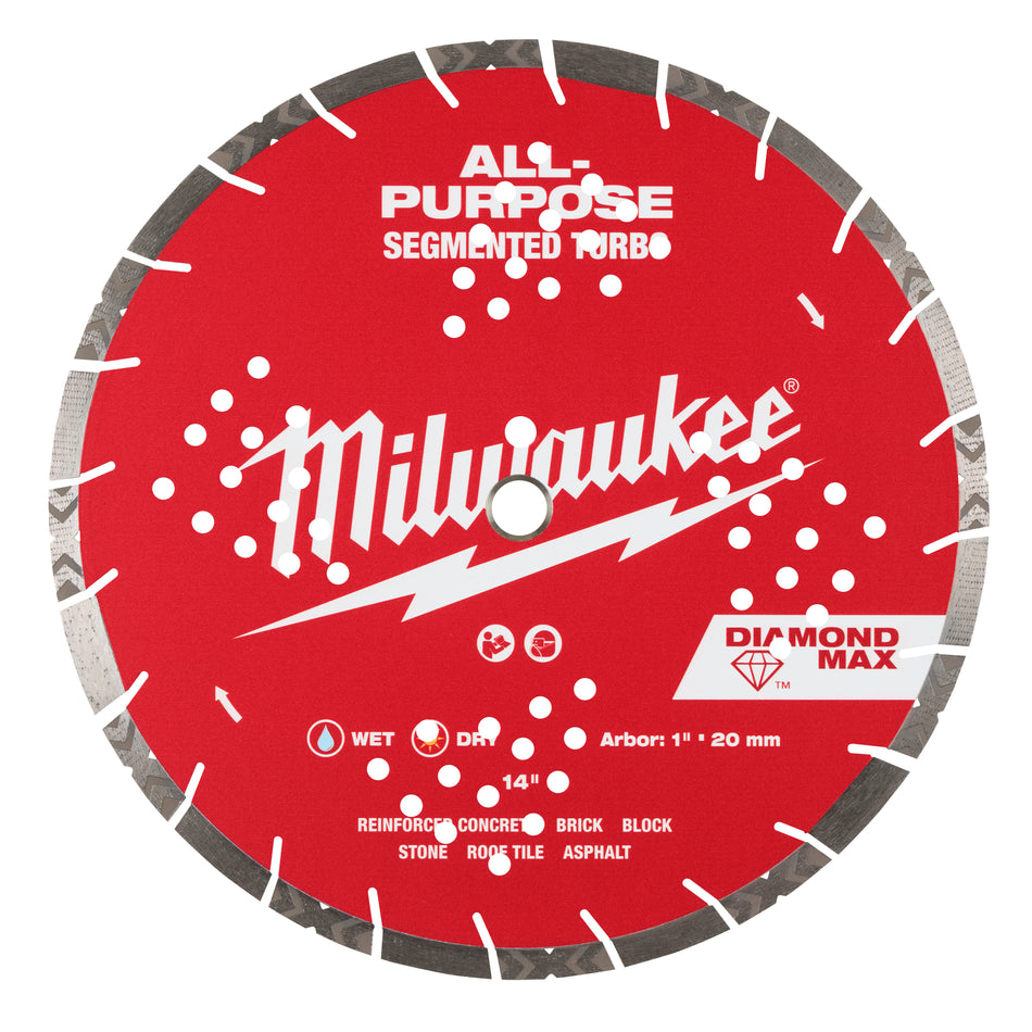 Milwaukee 49-93-7140, 14"x.125x1/20MM ALL PURPOSE Blade