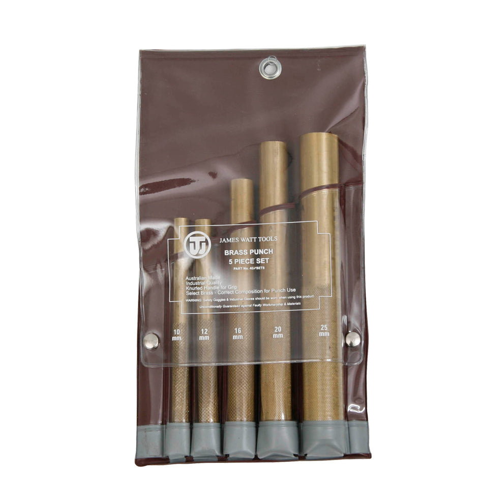 Klein Tools 4BPSET5, Brass Punches 5 Piece Set
