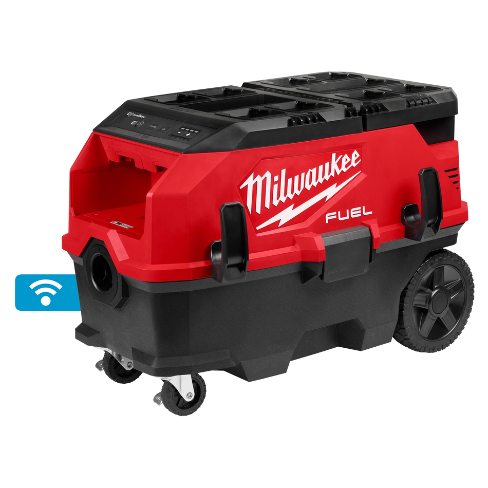 Milwaukee 0888-20, M18 FUEL 18V Li-Ion Cordless 9 Gal. Dual-Batt Dust Extractor w/ PACKOUT and VACLINK
