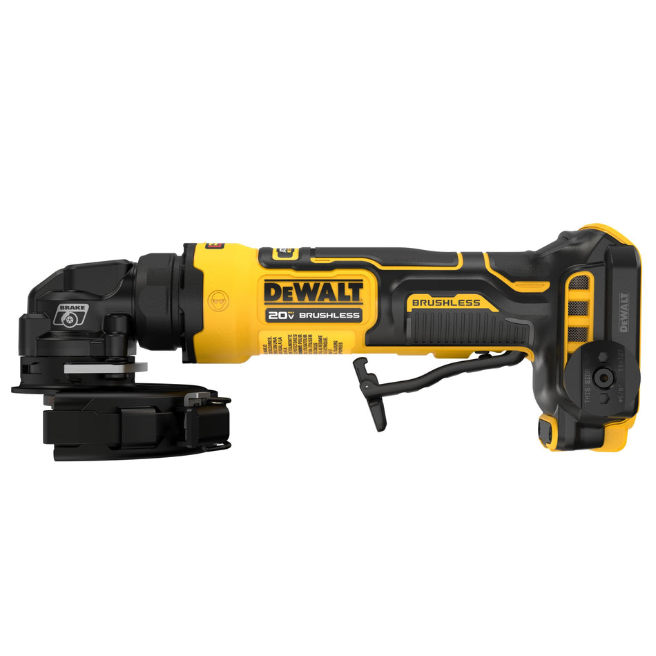DEWALT DCG400B, 20V MAX* Cordless 4 in. Angle Grinder (Tool Only)