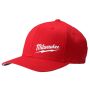 Milwaukee 504R-SM, FF FITTED HAT - RED S/M