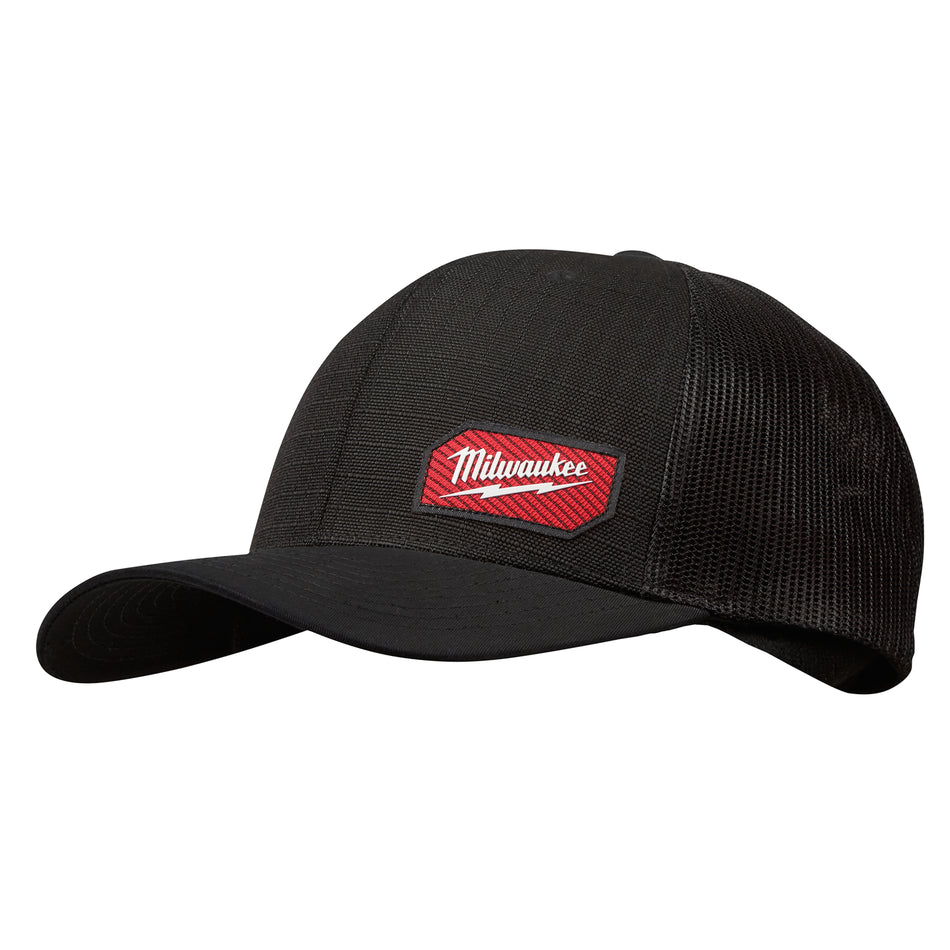 Milwaukee 505B, Gridiron Snapback Trucker Hat - Black
