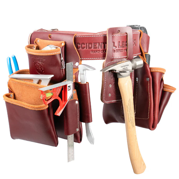 Occidental Leather 5080DBLH SM, Pro Framer™ Set with Double Outer Bag - Left Handed