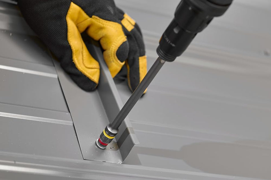 Malco MSHXLC2, C-RHEX® Building Construction Series Cleanable, Reversible Magnetic Hex Driver (1/4" & 5/16") 6"