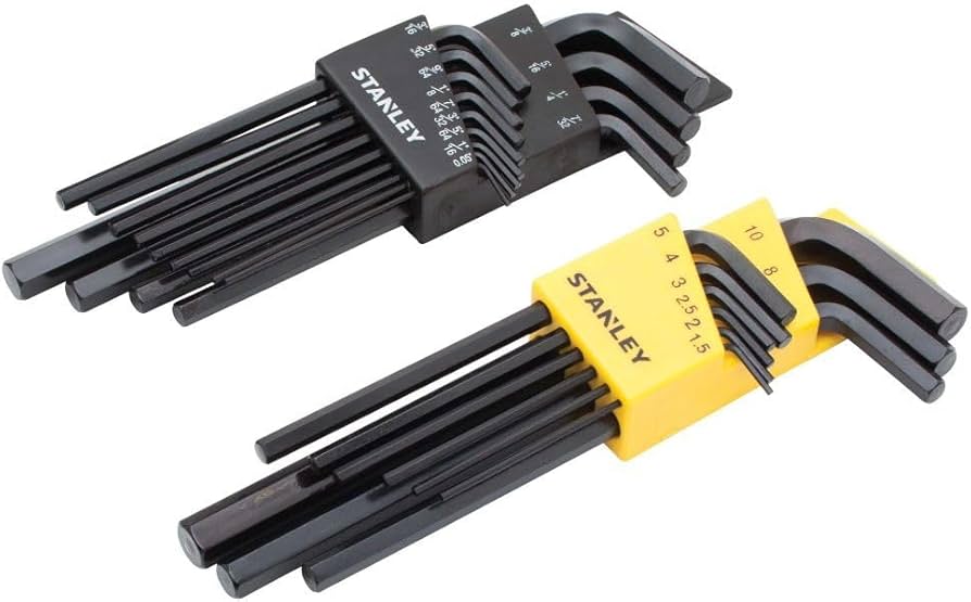 Stanley 85-753, Metric and SAE Hex Allen Keys- Propeller Turner Set of 22 pc.