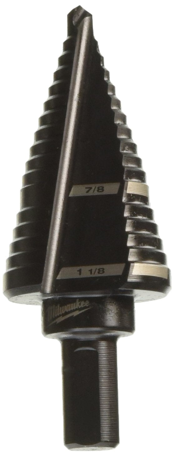Milwaukee 48-89-9209, #9 Step Drill Bit, 7/8" & 1-1/8"