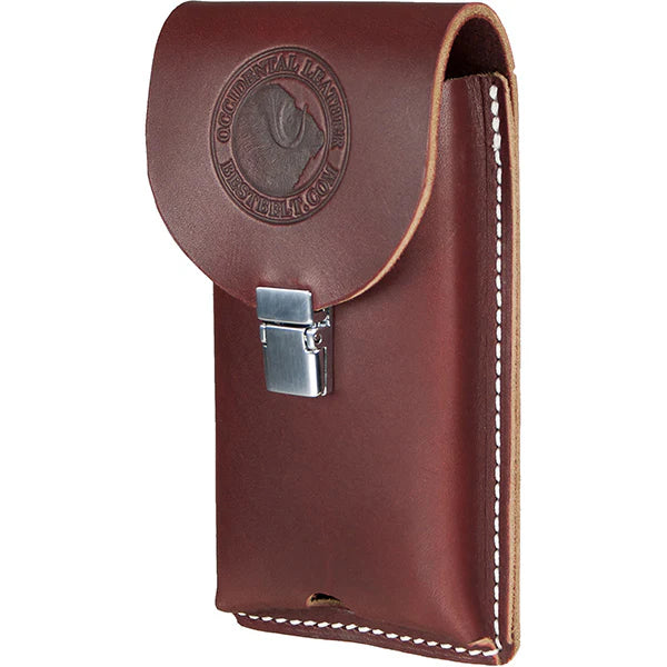Occidental Leather 5328, Clip-On Lg. Leather Phone Holster
