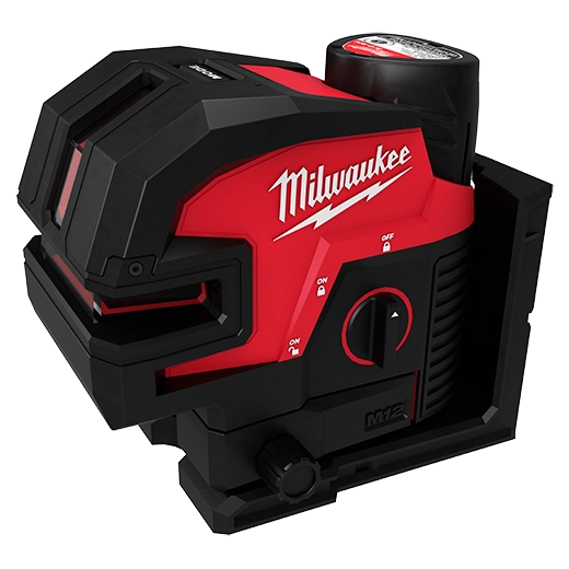 Milwaukee 3624-20, M12™ Green Cross Line & 4-Points Laser