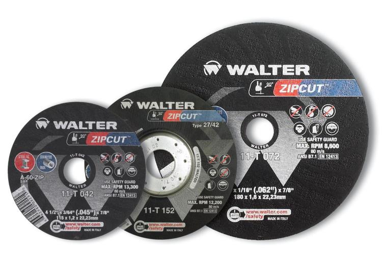 Walter 11T092, ZIPCUT 9''X5/64'X7/8'' T1 CUT-OFF WHEEL